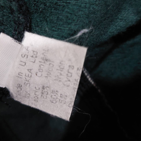 VTG SKEA Women's Snow Ski Snowboard Pants Forest Green Winter Outerwear Size 8 - Picture 7 of 7